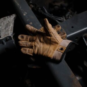 Heavy-Duty Leather Work Gloves (Large)